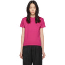 Balenciaga Pink Cotton Crew Neck Short Sleeves Tee T-shirt