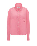 OVERSIZED MENS SHIRT FLAMINGO PINK