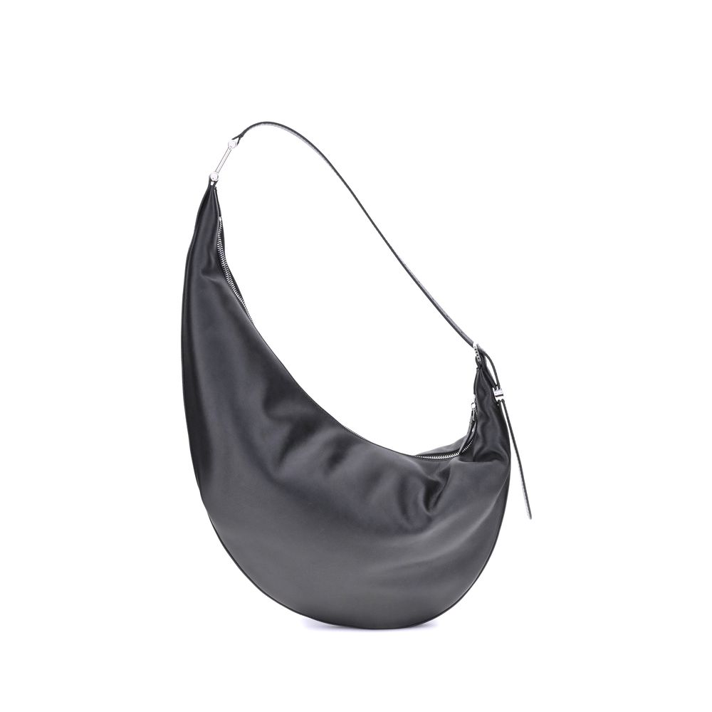 【VIP価格】MARNI Small Dot Hobo Shoulder Bag Black leather Dot small hobo bag | Marni