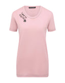 Dolce & Gabbana Pink Logo Print Cotton Crew Neck T-shirt