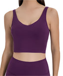 Valencia Sports Bra - Aubergine