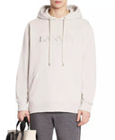 CLASSIC LANVIN PARIS EMBR HOODIE-MASTIC