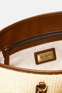 IDENTITA OFF WHT/BRWN BAG