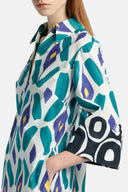 PRUDENZA BLK PURPL DRESS