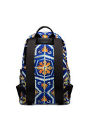 Dolce & Gabbana Multicolor Majolica Print Nylon Travel Backpack Bag