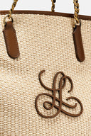 IDENTITA OFF WHT/BRWN BAG