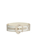 DANIA CREMA/OFF WHT BELT