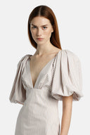 PANDOLCE BEIG WHT DRESS