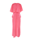 VICTORIA BECKHAM CAPE SLEEVE TOP FLAMINGO PINK