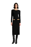 MARMELLATA DRESS NERO/CAMMELLO0101 2310