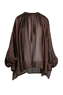 BALCONCINO BROWN BLOUSE