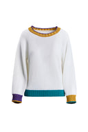COLONNINA WHT/BLU/YLW PULLOVER