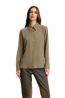 LIMONAIA  A BLOUSE SHIRT        VERDE OLIVA1770