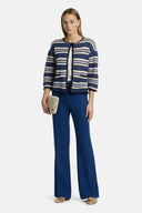 COMIZIO OFF WHT/BLU/BLU JACKET