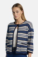 COMIZIO OFF WHT/BLU/BLU JACKET