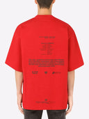 Dolce & Gabbana Red DG Eye Cotton Crew Neck T-shirt