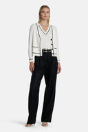 CANARIA OFF WHT/BLK JACKET