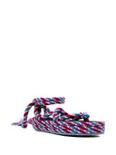 Isabel Marant Blue Fabric Flat Sandals