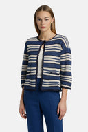 COMIZIO OFF WHT/BLU/BLU JACKET