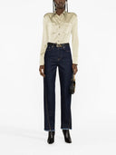 DENIM TWISTED REGULAR PANT NAVY BLUE