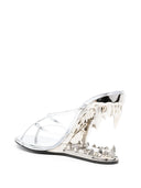 MORSO THONG SANDALS SILVER
