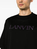 PUFFER LANVIN PARIS OVERSIZED T-SHIRT-BLACK