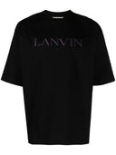 PUFFER LANVIN PARIS OVERSIZED T-SHIRT-BLACK