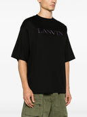 PUFFER LANVIN PARIS OVERSIZED T-SHIRT-BLACK