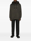 LANVIN PARIS OVERSIZED HOODIE-LODEN