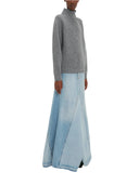 EXTREME GODET DENIM SKIRT SUPER LIGHT