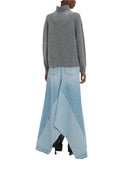 EXTREME GODET DENIM SKIRT SUPER LIGHT