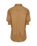 ALPINIA  OVERSIZE SHIRT CAMEL