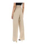 WIDE LEG HIGH WAIST PANT BEIGE