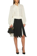 PLEATED PANEL DETAIL SKIRT VANILLA 10