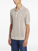 LANVIN STRIPED POLO BEIGE