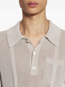LANVIN STRIPED POLO BEIGE