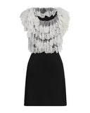Dolce & Gabbana Black Fashion Devotion Embellish Mini Dress