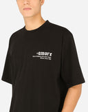 Dolce & Gabbana Black Amore Leopard Cotton Crew Neck T-shirt