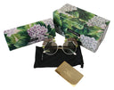 Dolce & Gabbana Gold Floral Embellished Metal Frame Round DG2186 Sunglasses