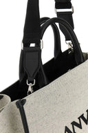 TOTE BAG MM WITH STRAP-BEIGE/BLACK-U
