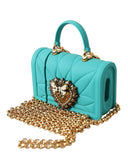 Dolce & Gabbana Turquoise Silicone Devotion Heart Cover Bag Airpods Case
