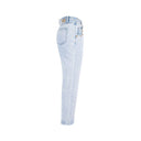 Yes Zee Blue Cotton Women High-Waisted Jean