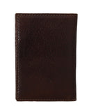 Billionaire Italian Couture Brown Leather Bifold Wallet