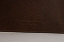 Billionaire Italian Couture Brown Leather Cardholder Wallet