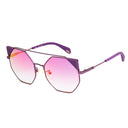 Police Purple Metal Sunglasses