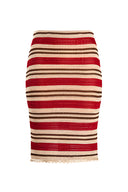 CONDOTTO BEIG/BURG/BRWN SKIRT