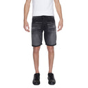 Antony Morato Black Cotton Bermuda