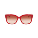Lacoste Red Acetate Sunglasses