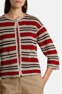COMIZIO BEIG/BURG/BRWN JACKET