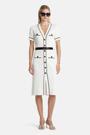 CANDELOTTO OFF WHT DRESS